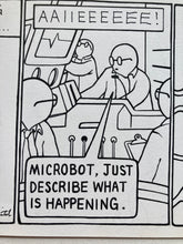 Load image into Gallery viewer, “Microbot” Original PBF Comic Artwork