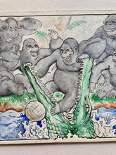Load image into Gallery viewer, “Extreme Crocball” Original PBF Comic Artwork
