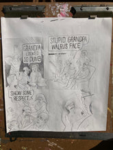Load image into Gallery viewer, “Grandpa’s Silly Mustache” Original Art