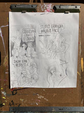 Load image into Gallery viewer, “Grandpa’s Silly Mustache” Original Art