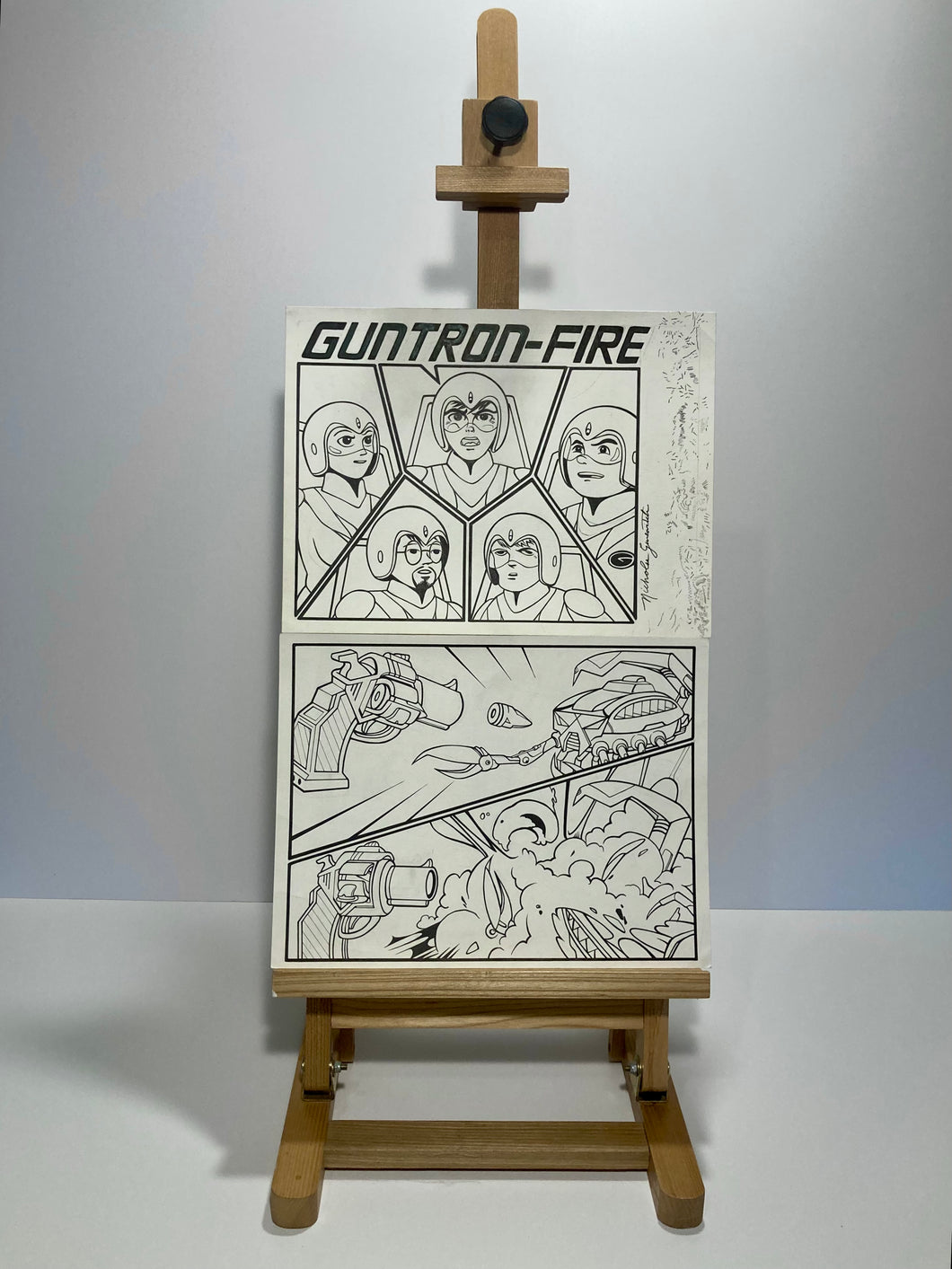 “Guntron” Original PBF Comic Artwork