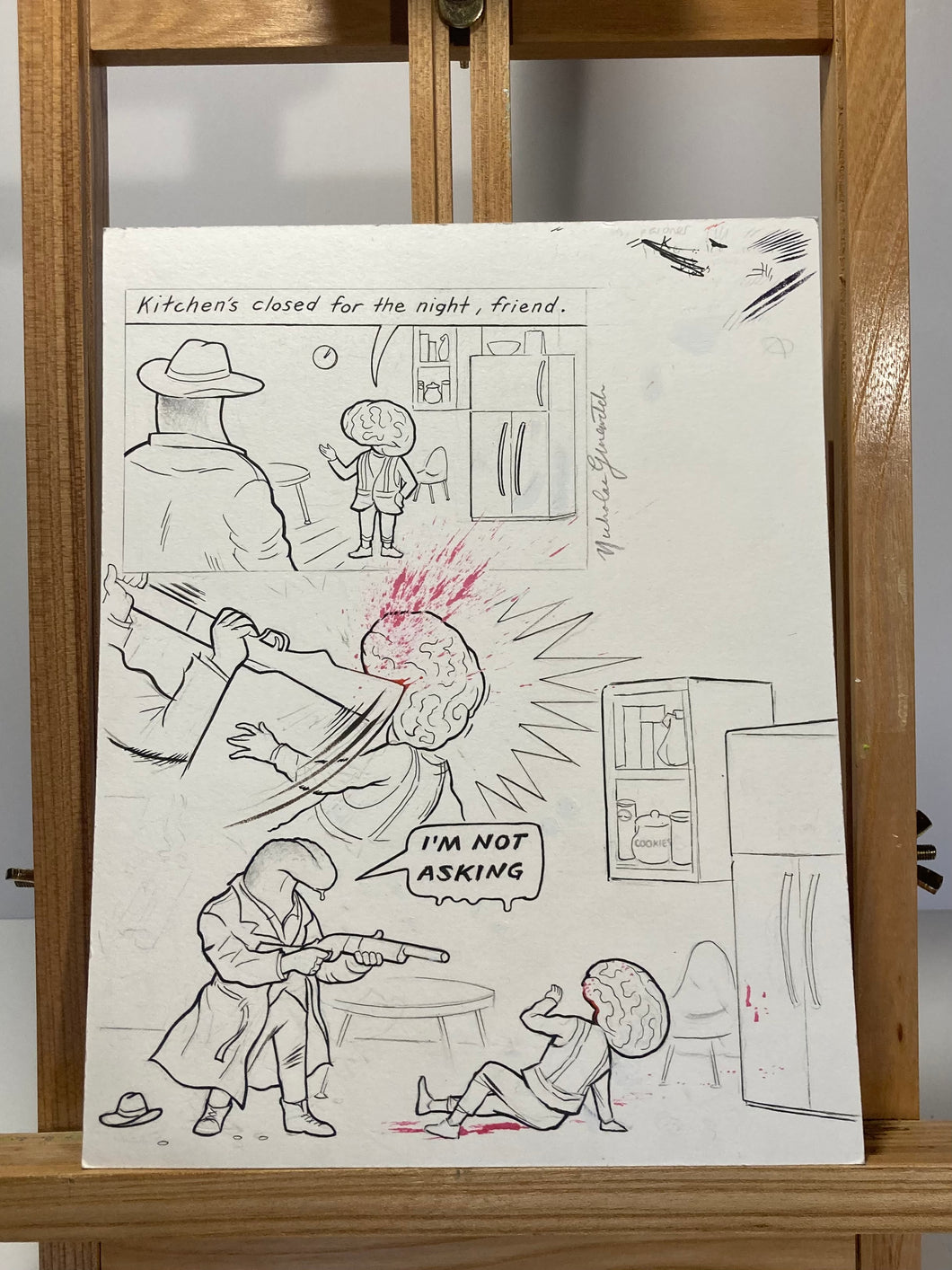 “The Craving” Original PBF Comic Artwork