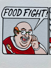 Load image into Gallery viewer, “Food Fight&quot; Signed Print