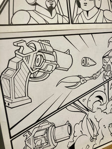 “Guntron” Original PBF Comic Artwork