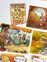 Load image into Gallery viewer, “The Hare and the Tortoise” Limited Edition Signed Print