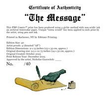 Load image into Gallery viewer, “The Message” Limited Edition Signed Print