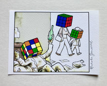 Load image into Gallery viewer, “Rubix Dude” Signed Print