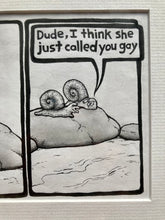 Load image into Gallery viewer, “Snail Guys” Framed Original PBF Comic Artwork