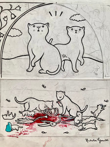 “Cats” Original PBF Artwork