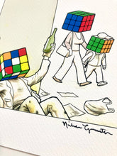 Load image into Gallery viewer, “Rubix Dude” Signed Print